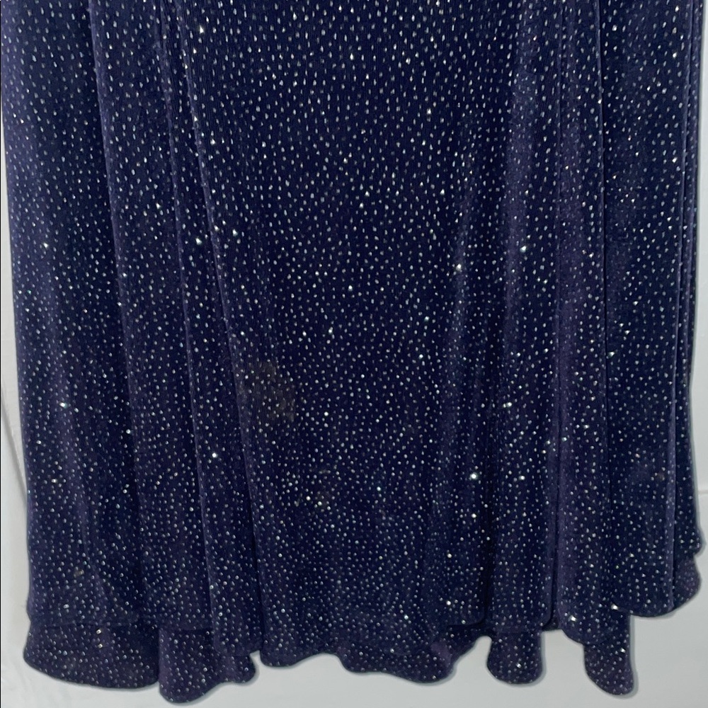 Elegant Navy Blue Women's Dress - Picture 5 of 10